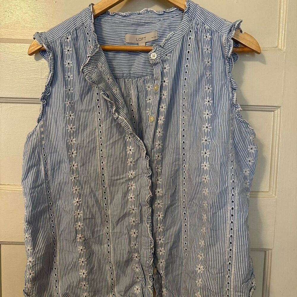 Loft Women's Blue Blouse